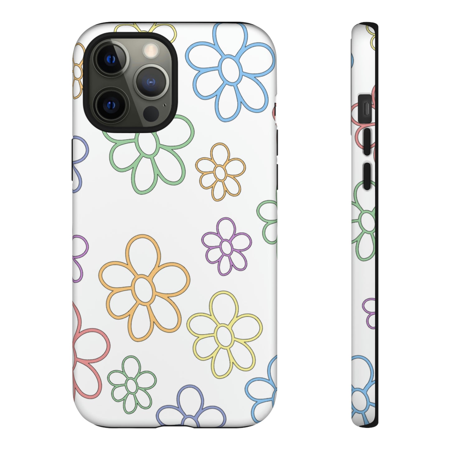 Neon Flower Tough Phone Cases