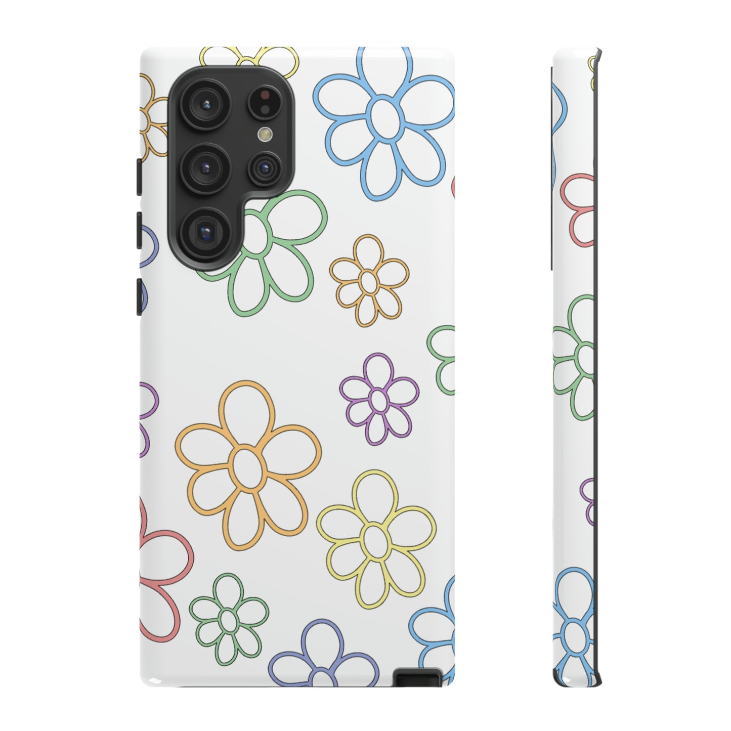 Neon Flower Tough Phone Cases