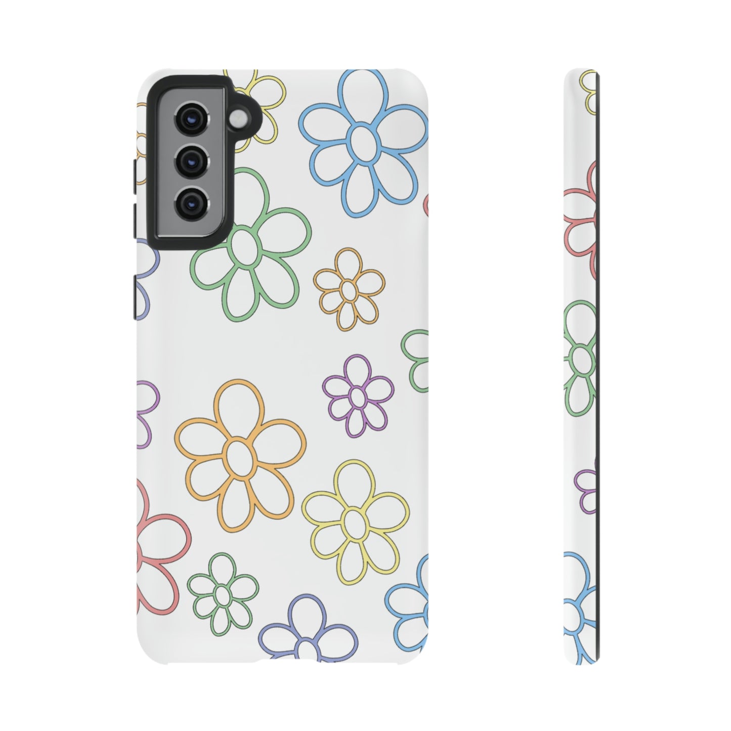 Neon Flower Tough Phone Cases