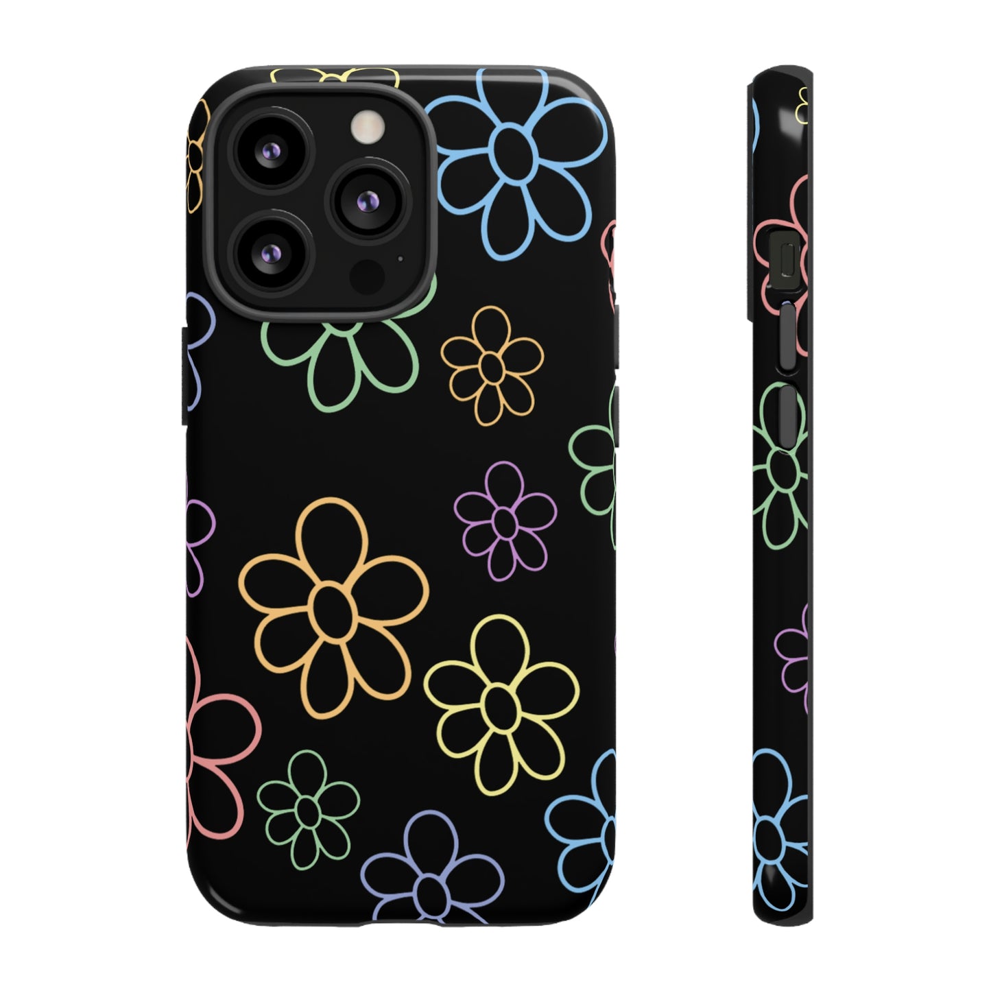 Neon Flower Tough Phone Cases