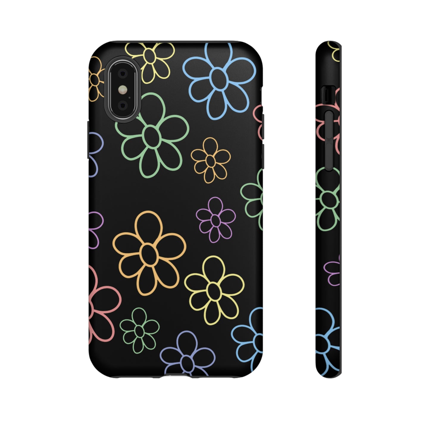 Neon Flower Tough Phone Cases