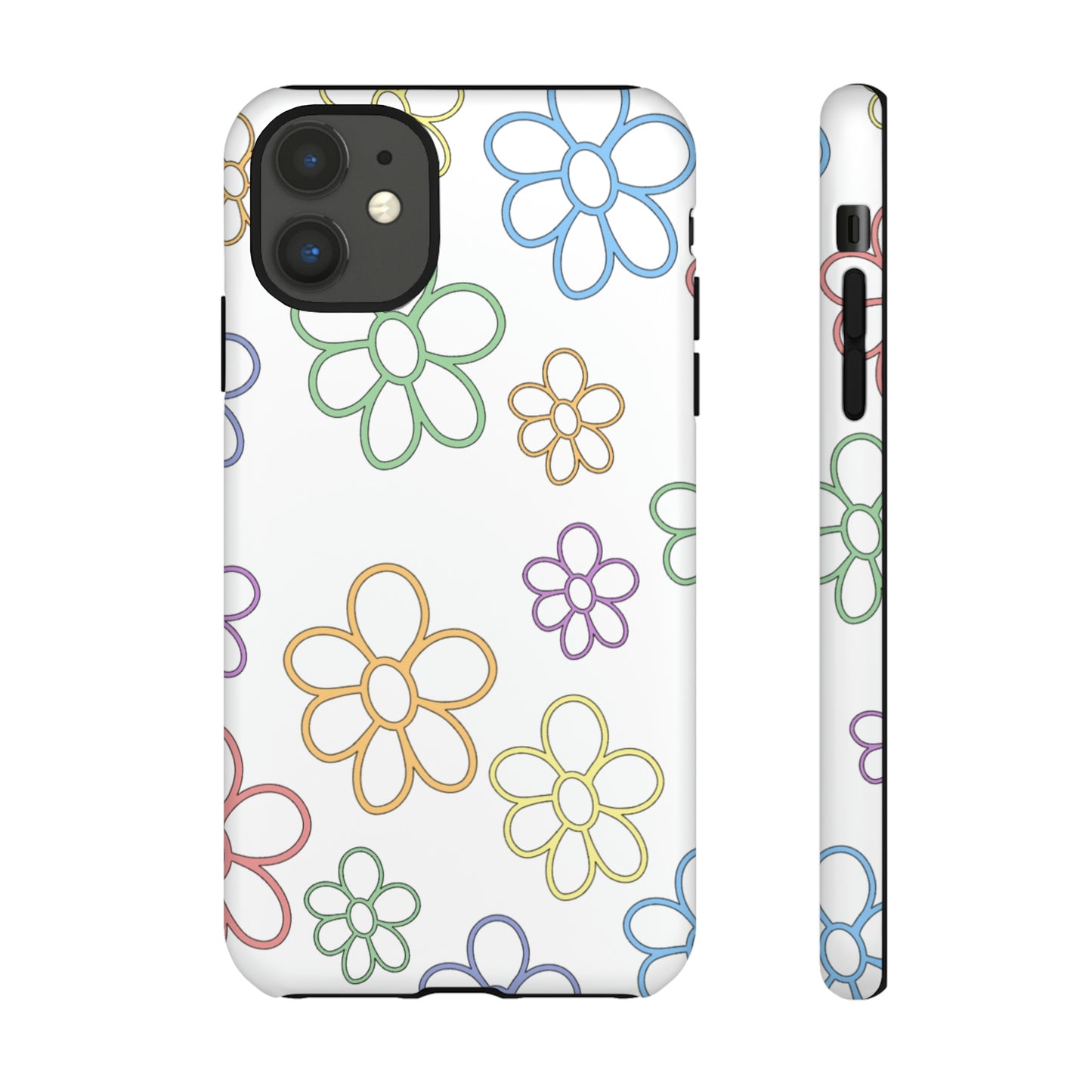 Neon Flower Tough Phone Cases