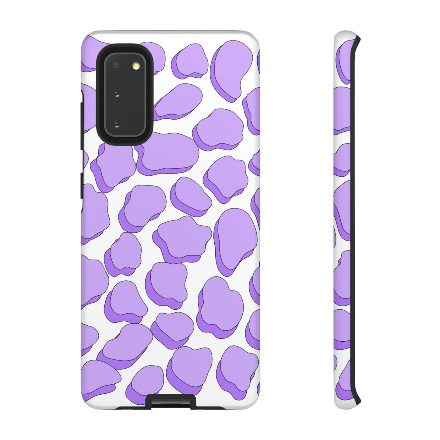 Purple Pattern Tough Phone Cases