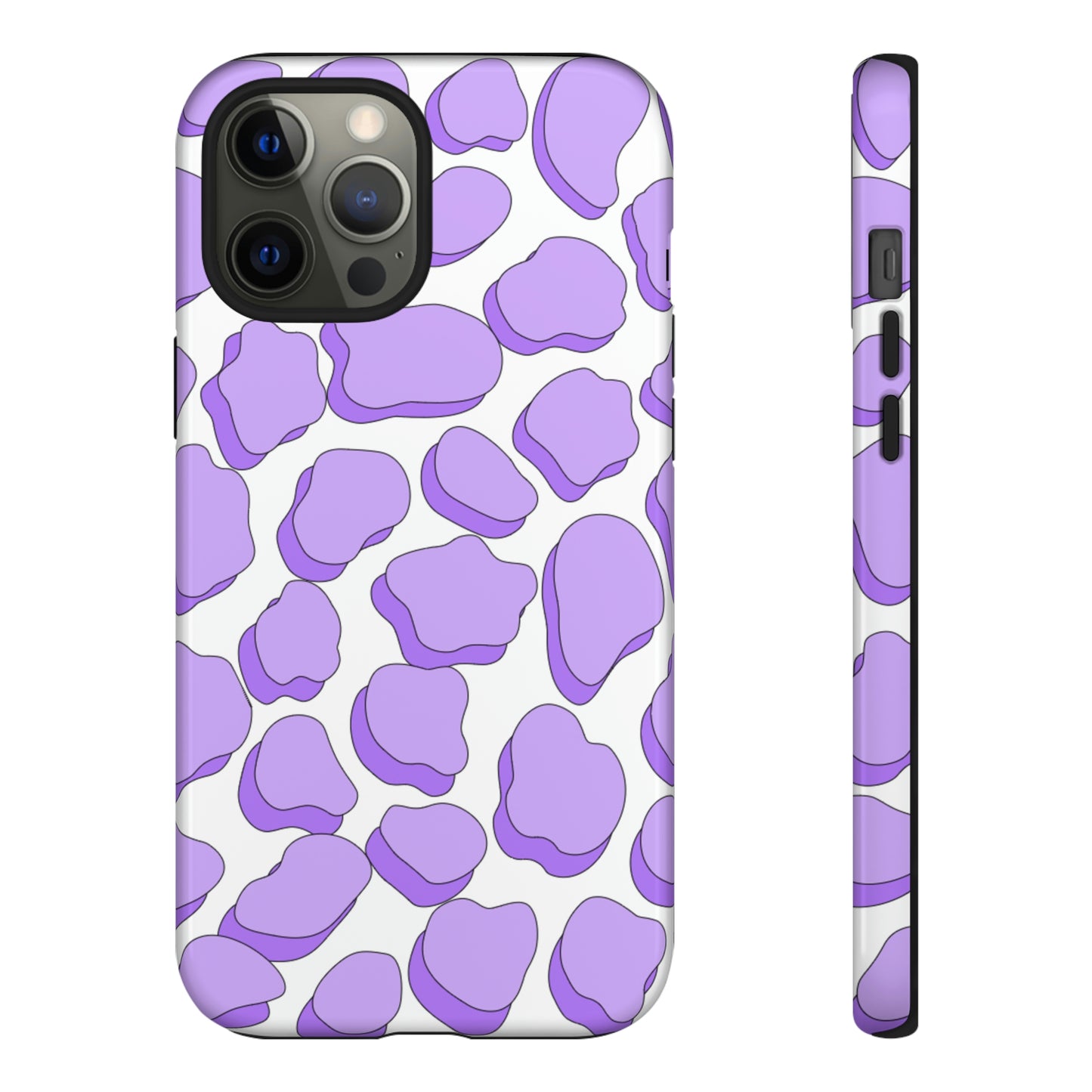 Purple Pattern Tough Phone Cases