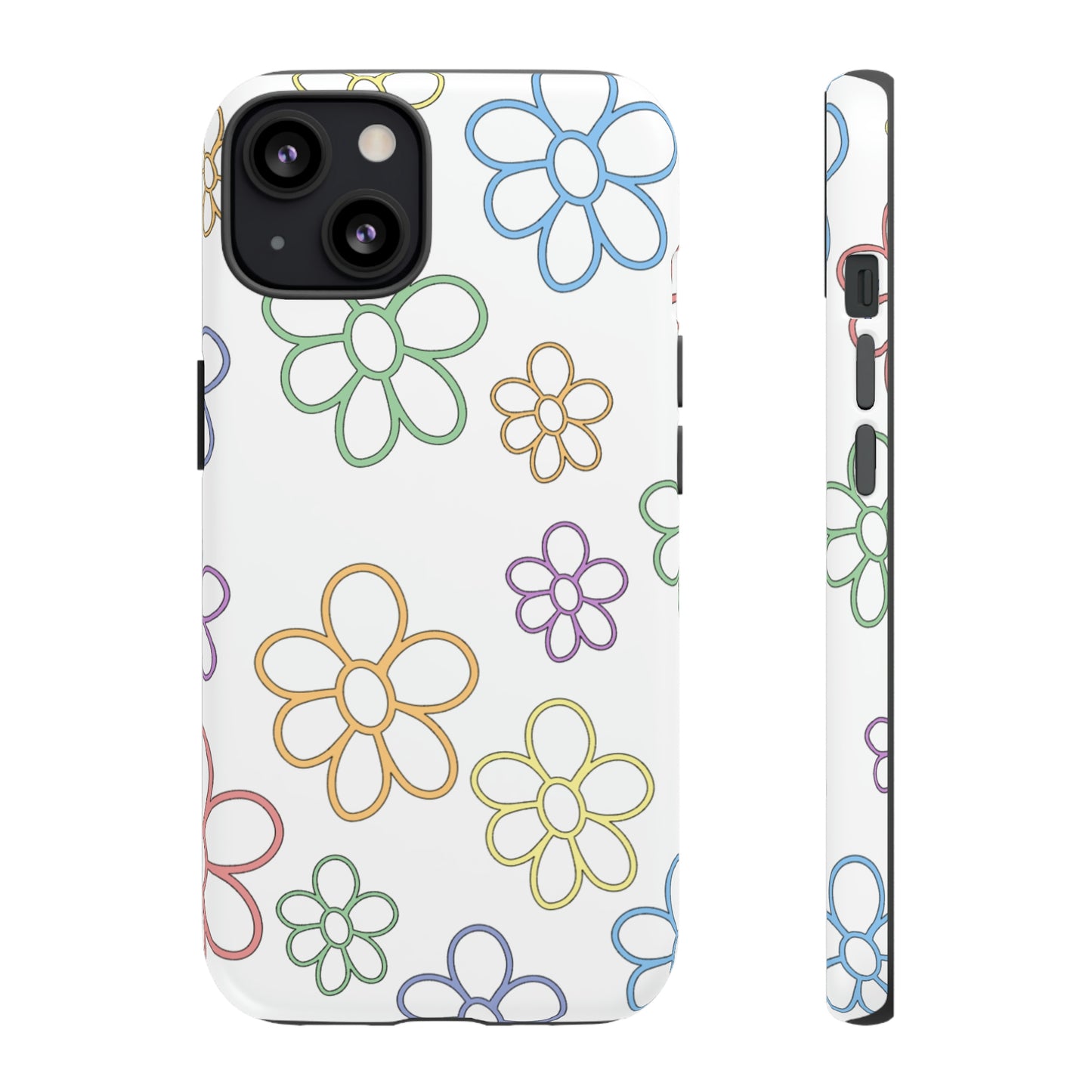 Neon Flower Tough Phone Cases