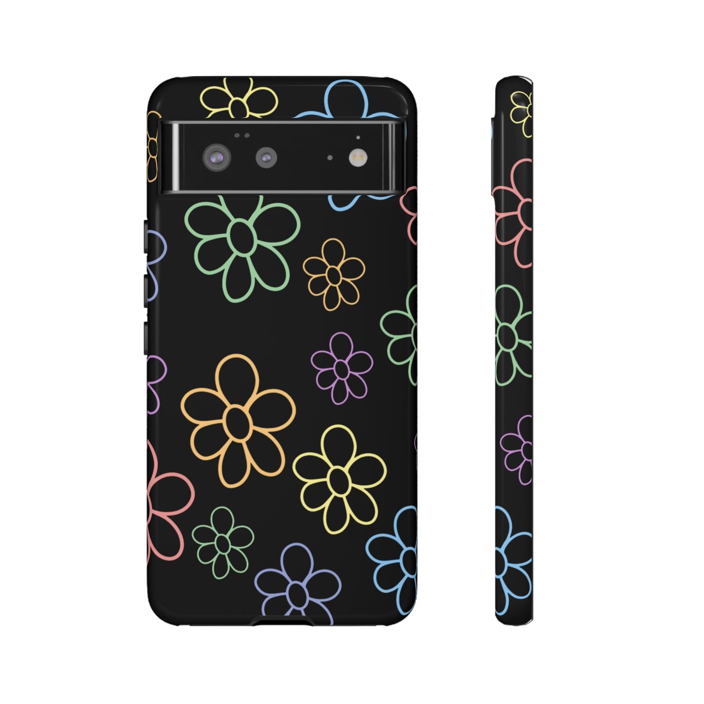 Neon Flower Tough Phone Cases