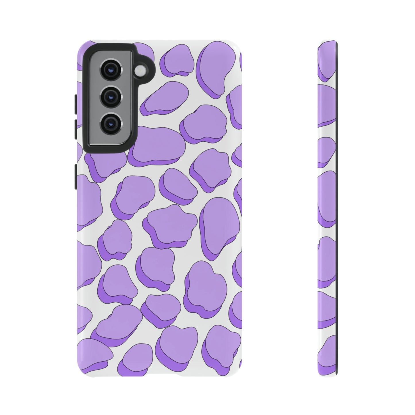 Purple Pattern Tough Phone Cases