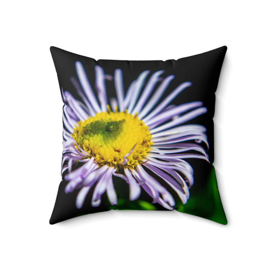Flower- Spun Polyester Square Pillow