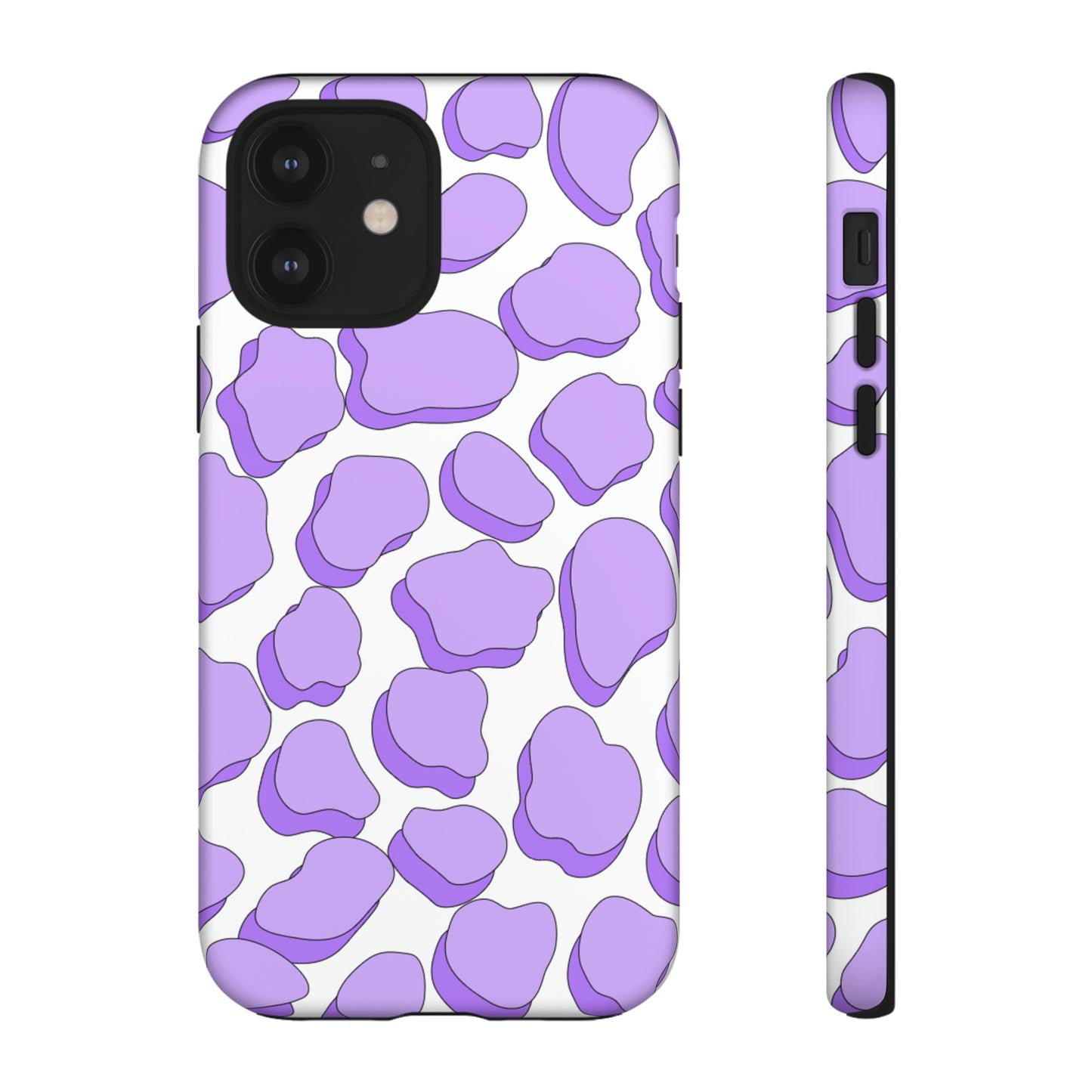 Purple Pattern Tough Phone Cases