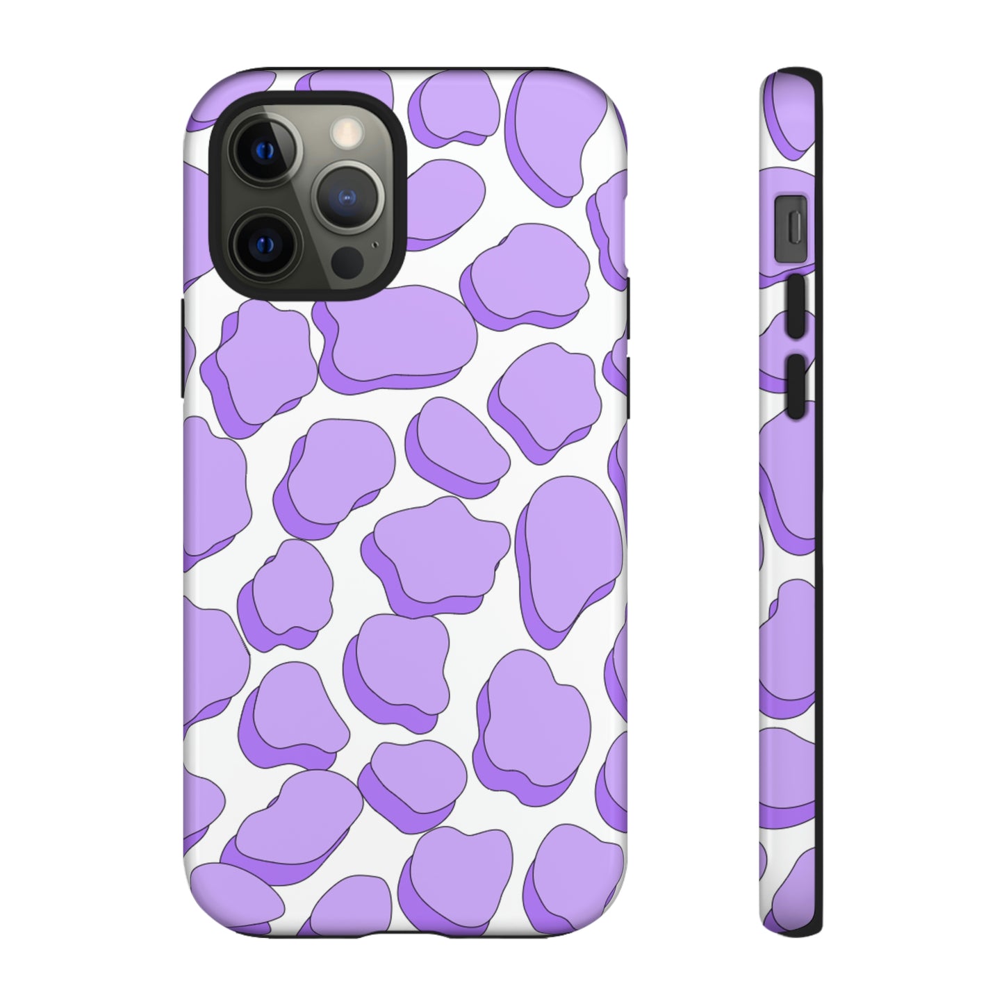 Purple Pattern Tough Phone Cases