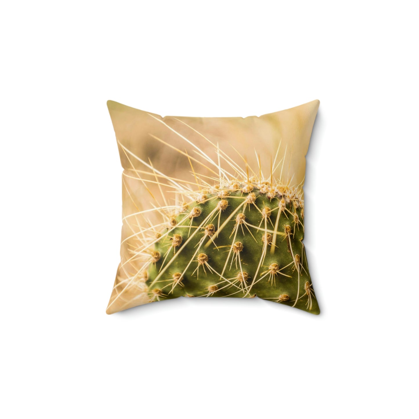 Moab Cactus Spun Polyester Square Pillow