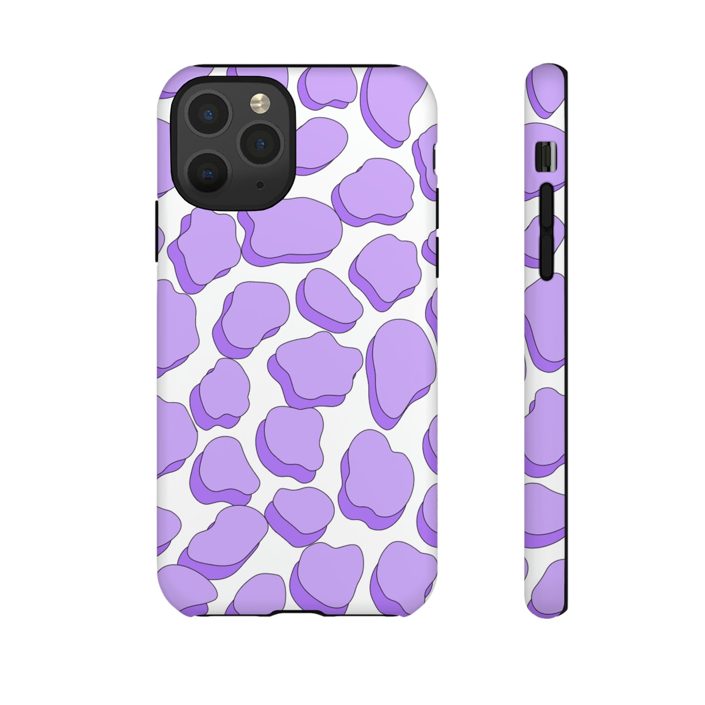 Purple Pattern Tough Phone Cases