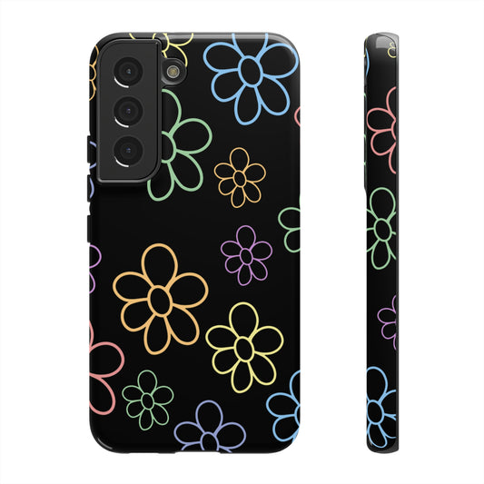 Neon Flower Tough Phone Cases