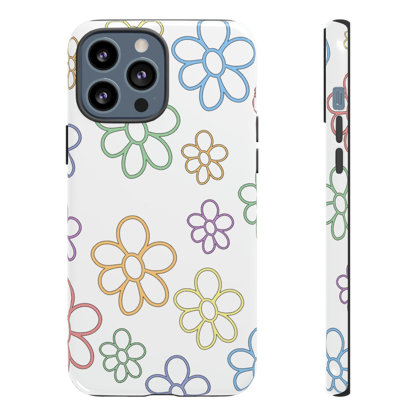 Neon Flower Tough Phone Cases