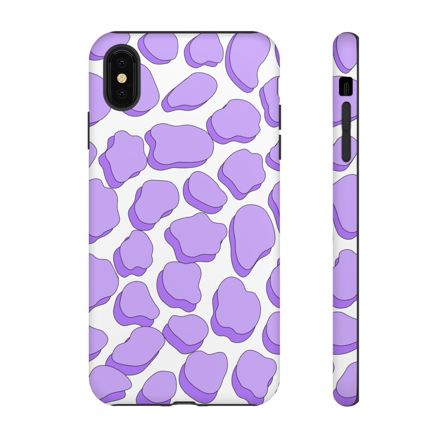 Purple Pattern Tough Phone Cases