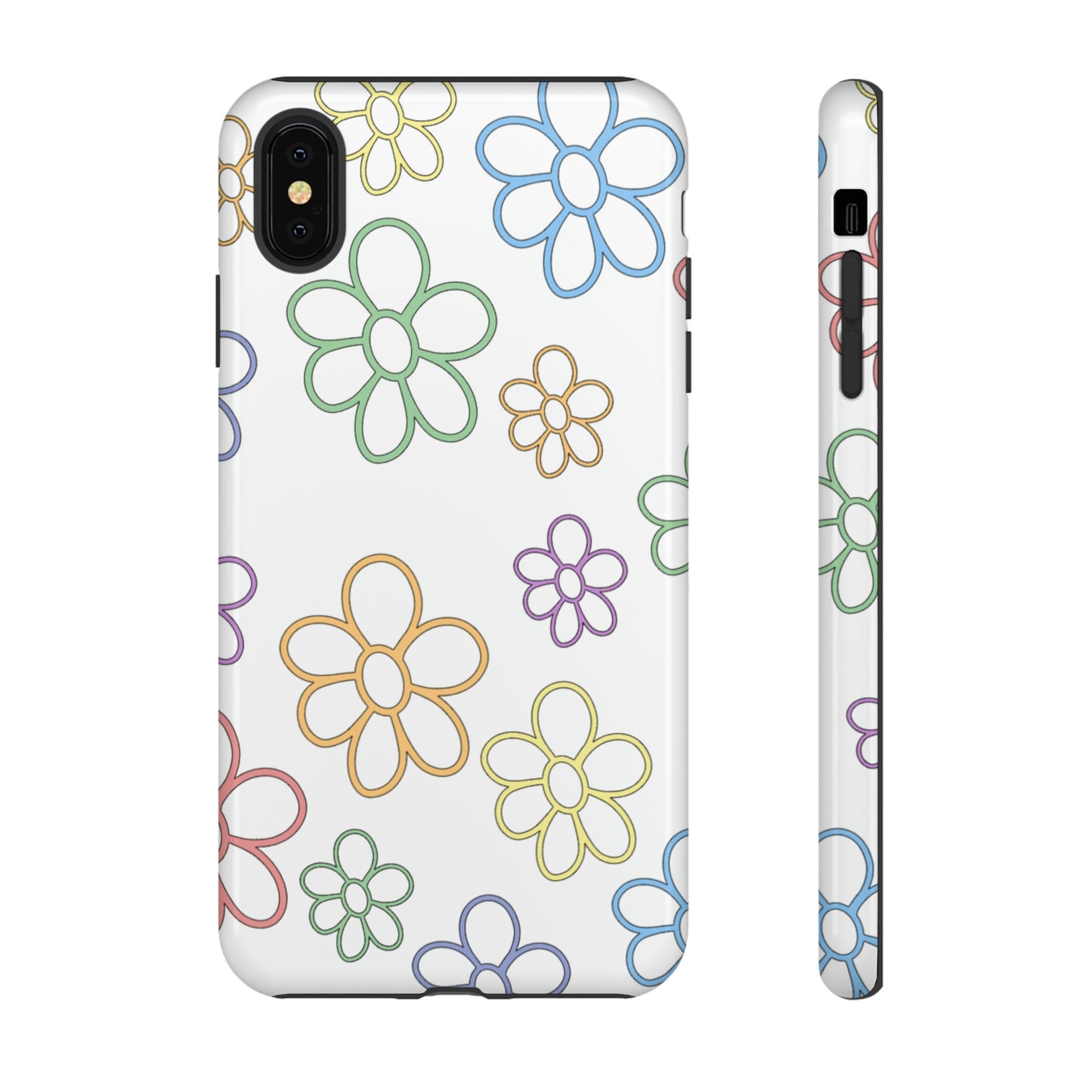 Neon Flower Tough Phone Cases