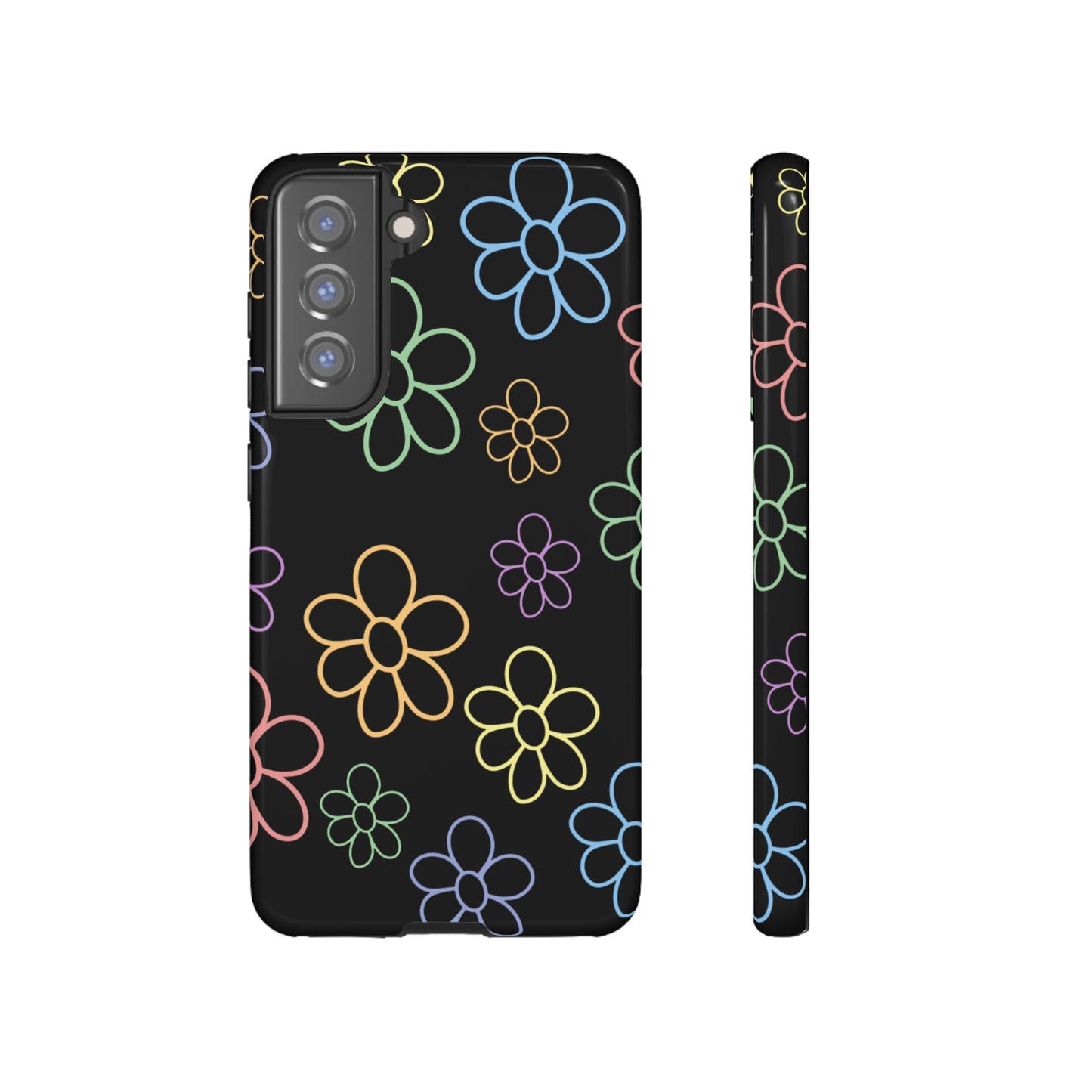 Neon Flower Tough Phone Cases