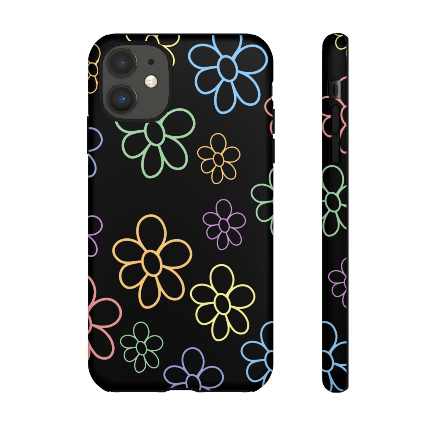 Neon Flower Tough Phone Cases