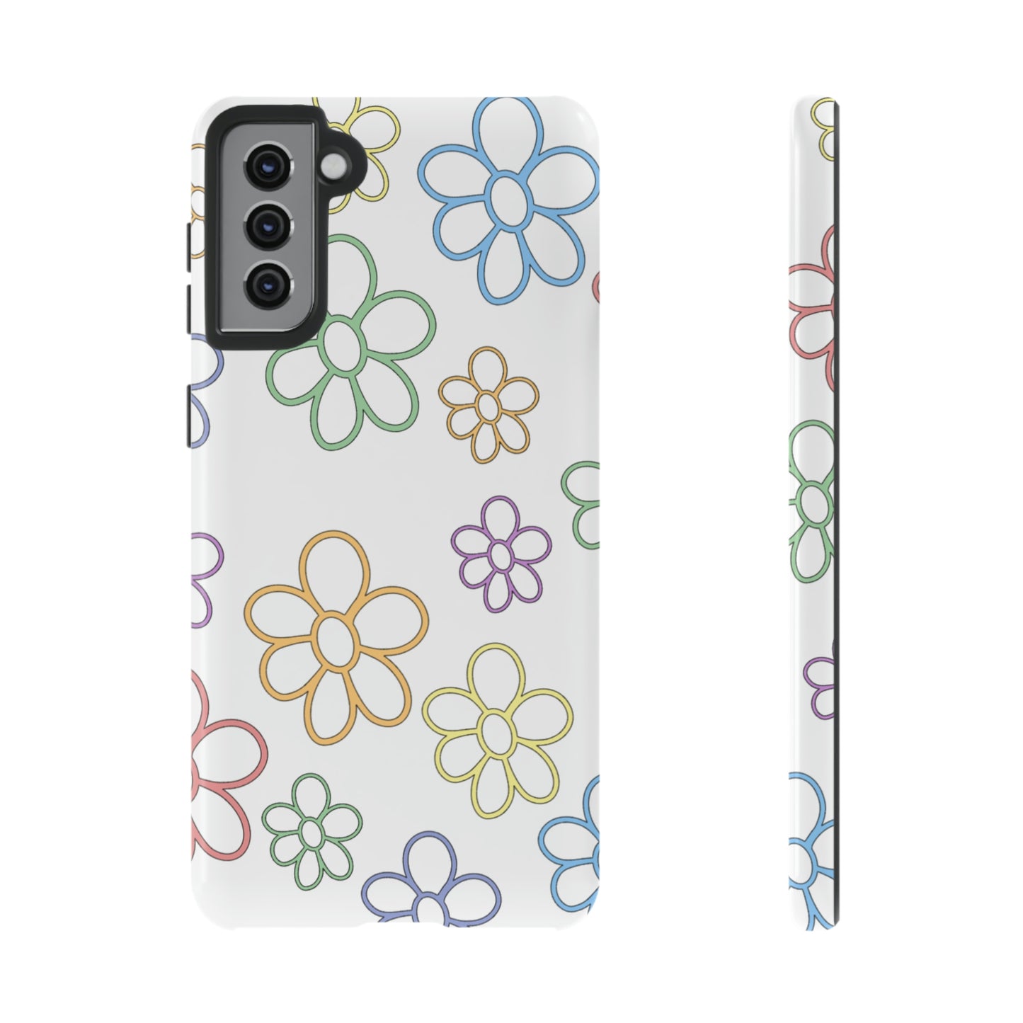 Neon Flower Tough Phone Cases