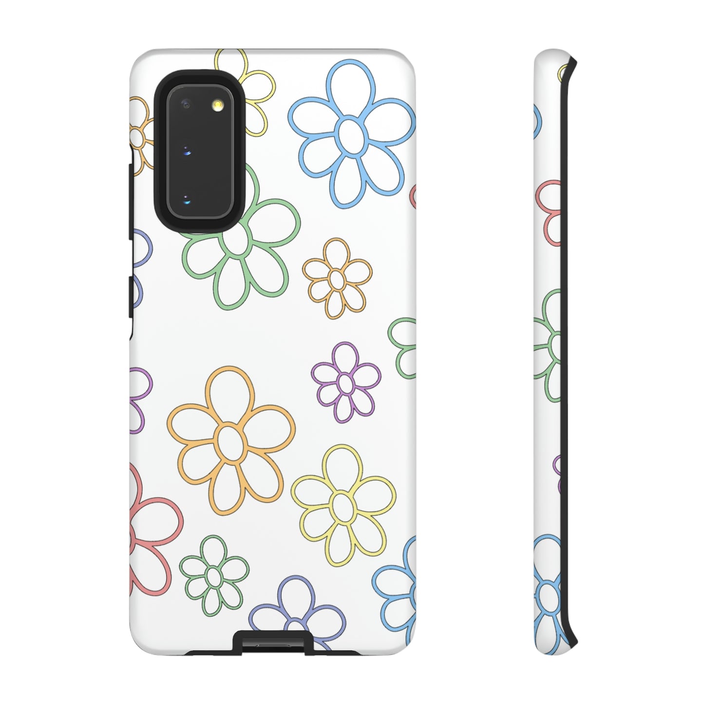 Neon Flower Tough Phone Cases