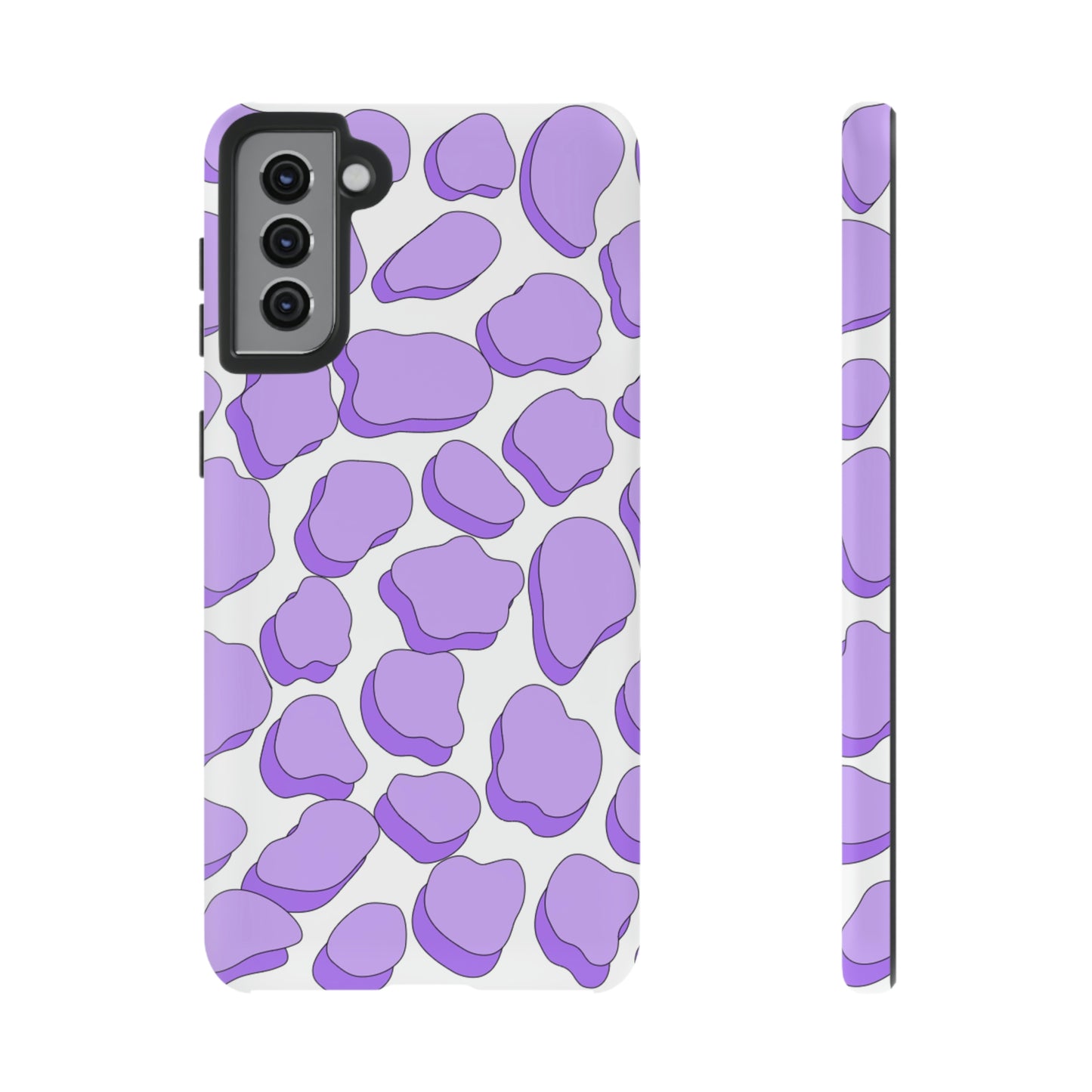 Purple Pattern Tough Phone Cases