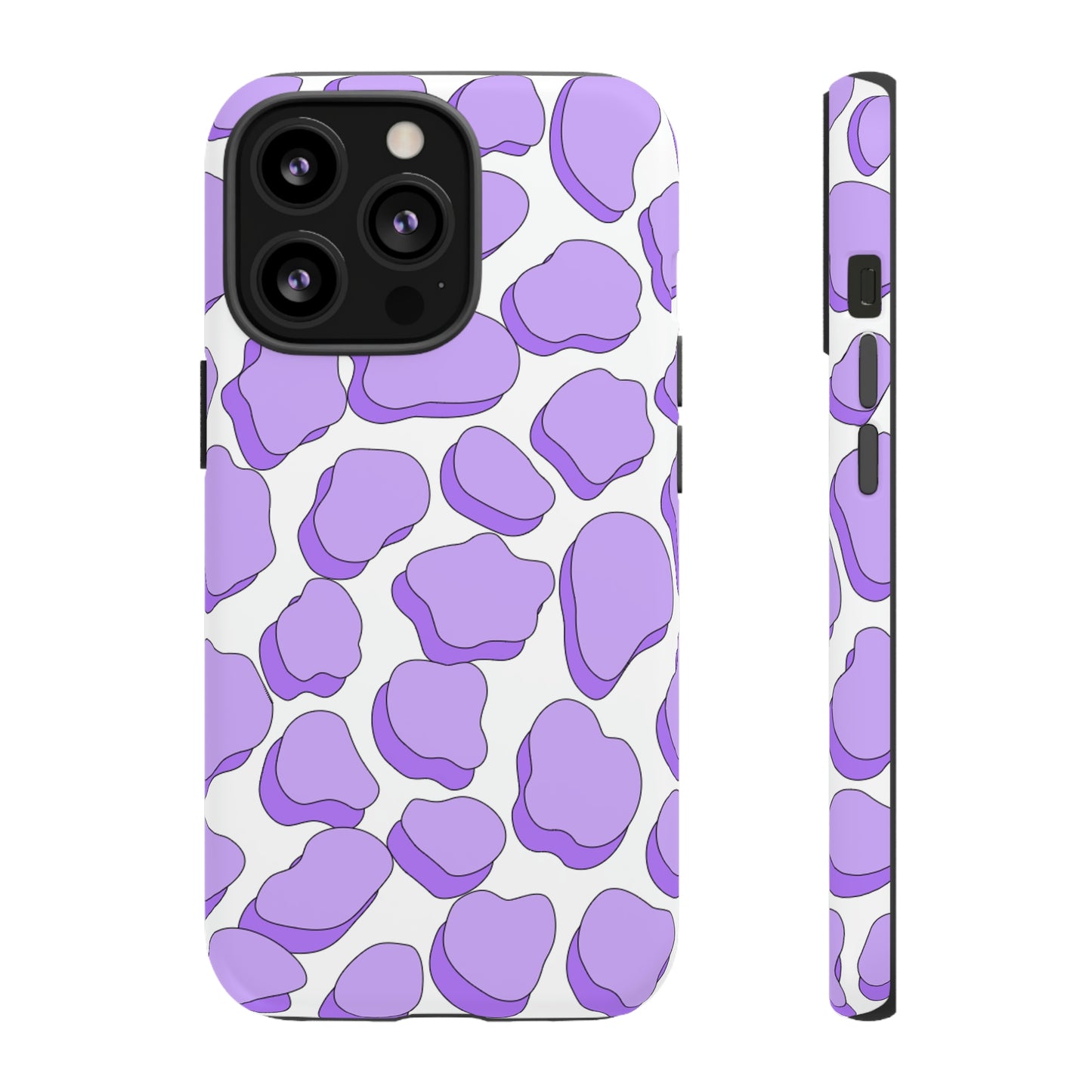 Purple Pattern Tough Phone Cases