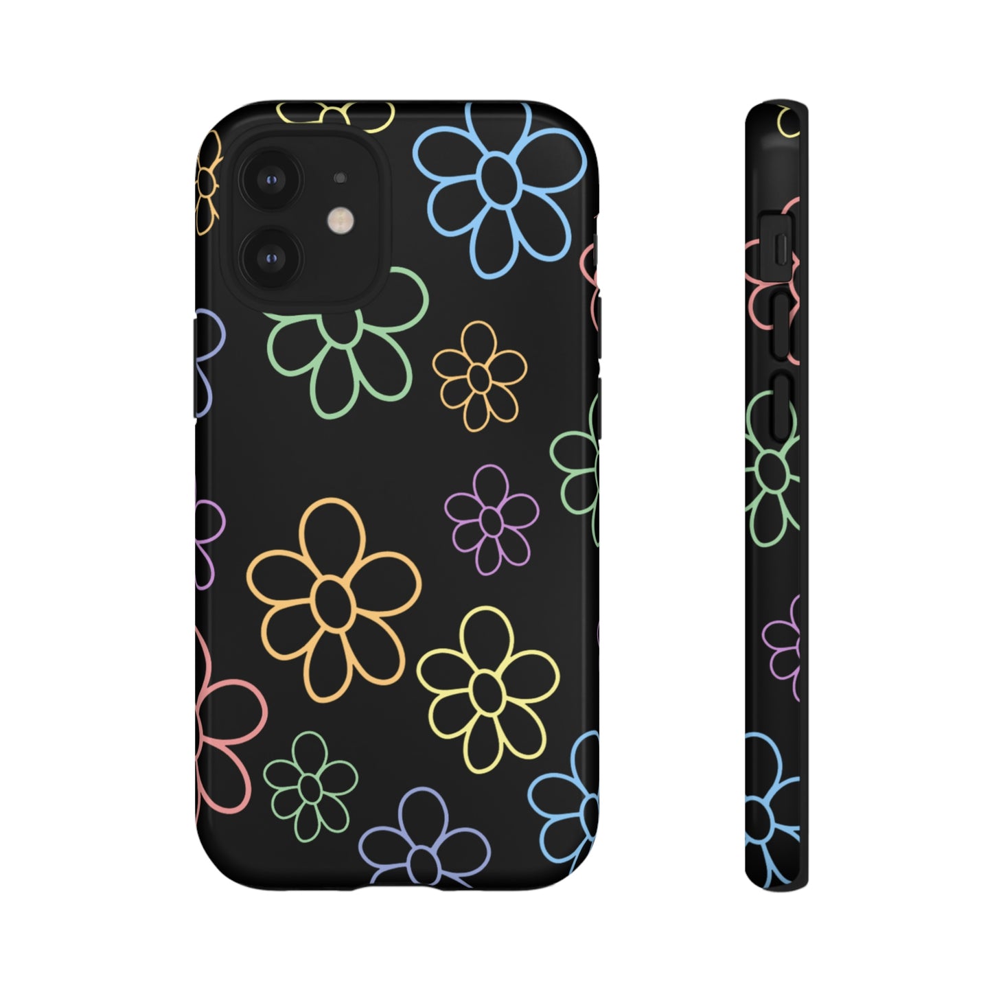 Neon Flower Tough Phone Cases