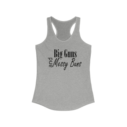 Big Guns and Messy Buns Tank