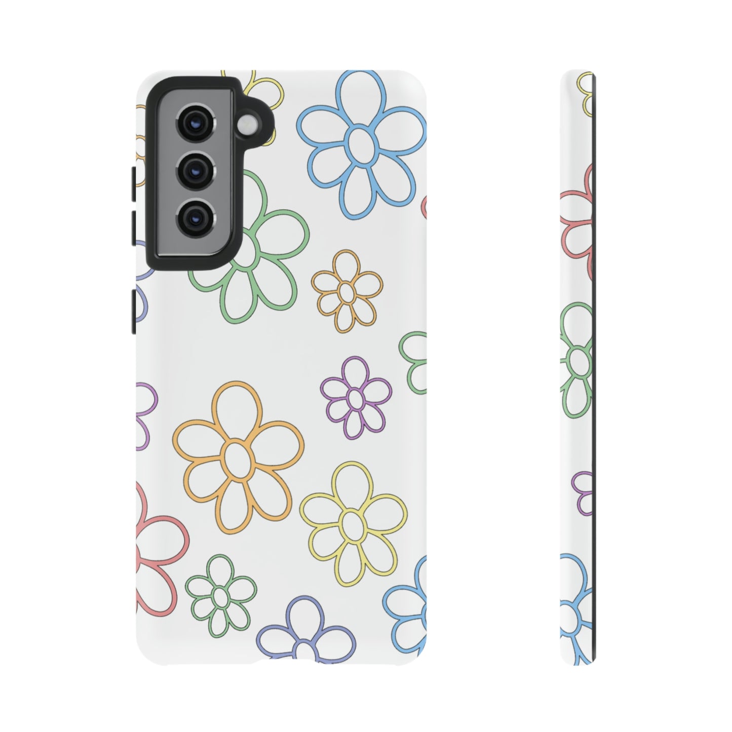 Neon Flower Tough Phone Cases