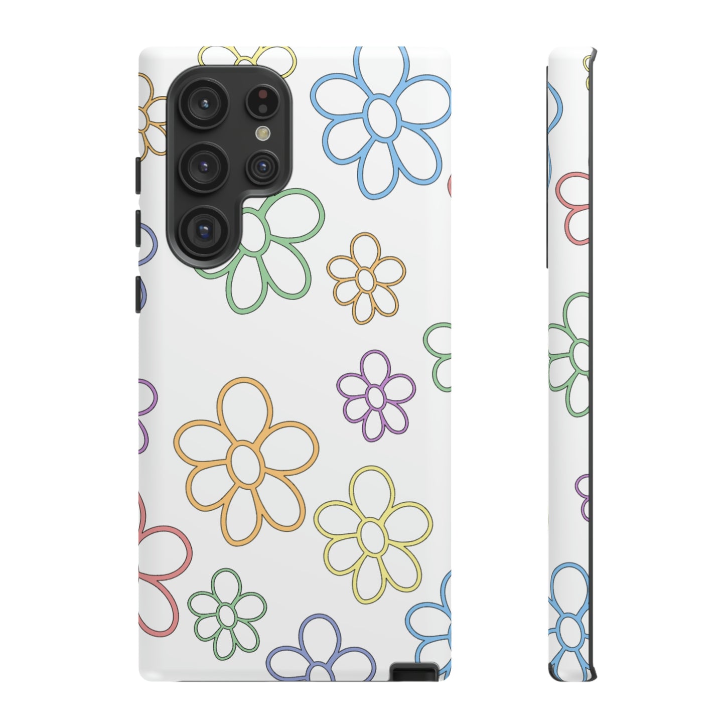 Neon Flower Tough Phone Cases