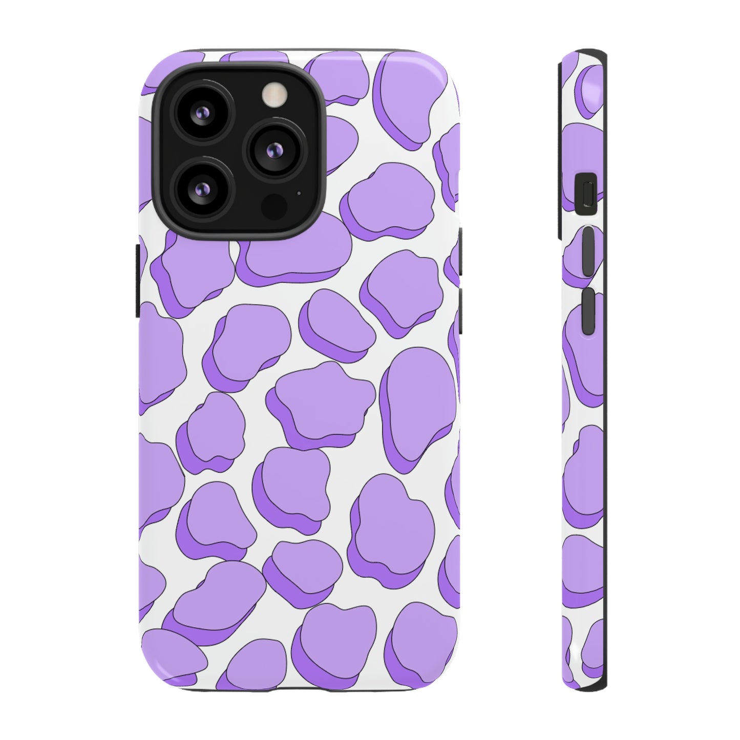 Purple Pattern Tough Phone Cases