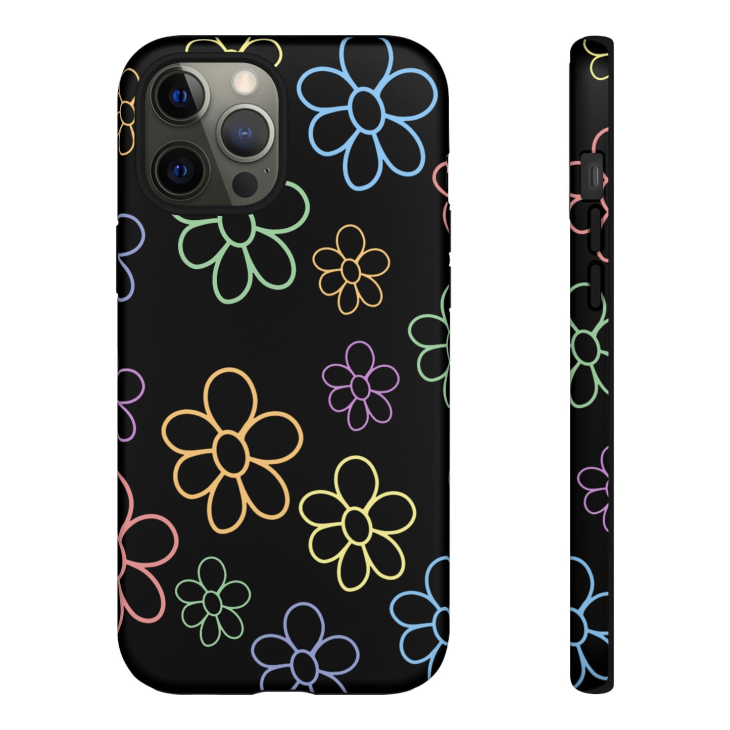 Neon Flower Tough Phone Cases