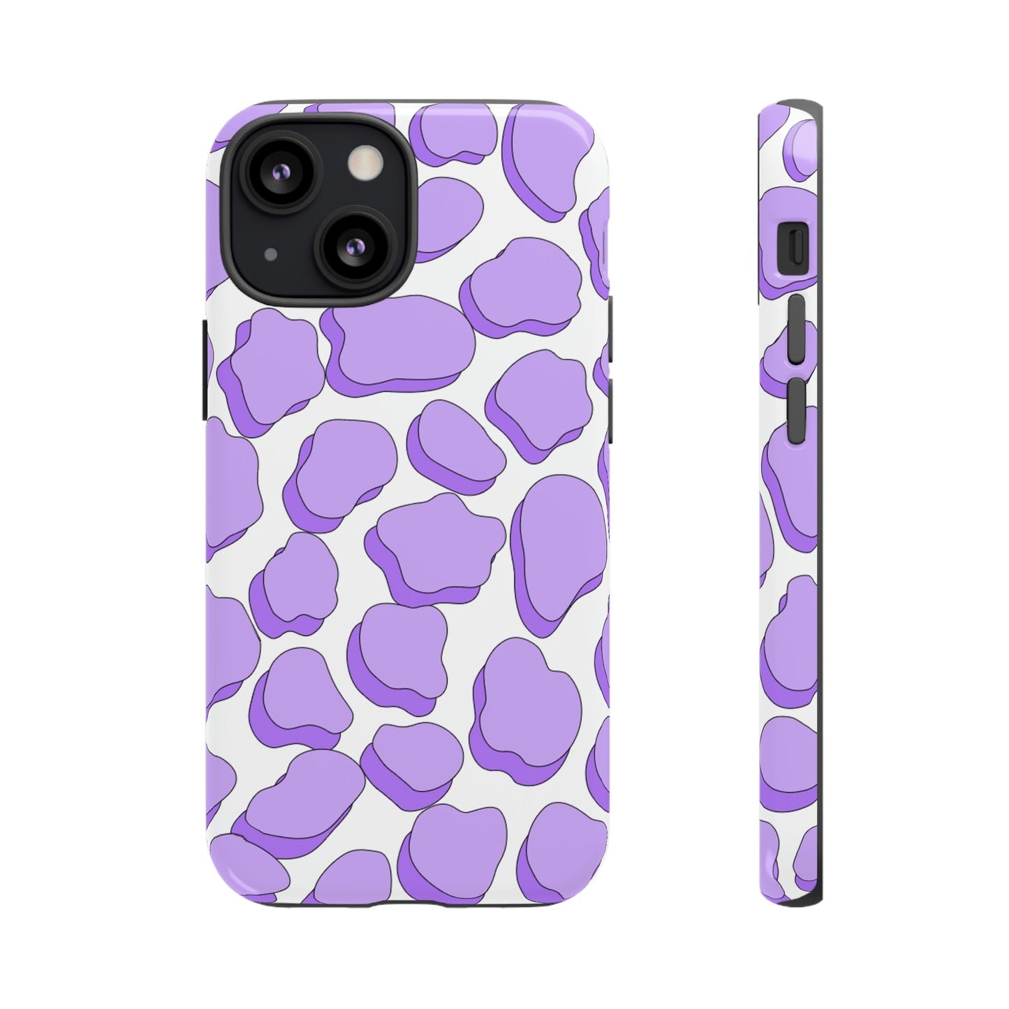 Purple Pattern Tough Phone Cases