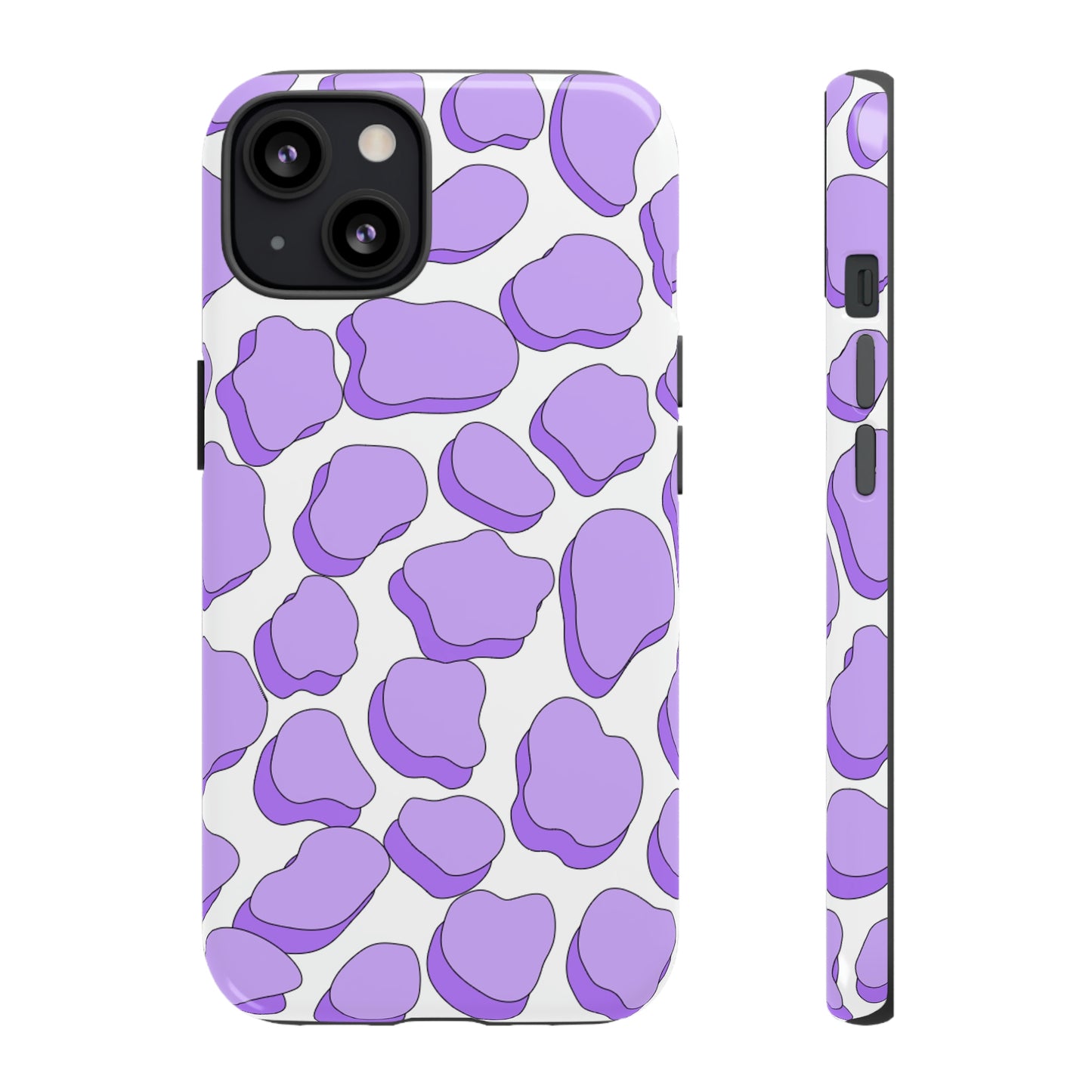 Purple Pattern Tough Phone Cases