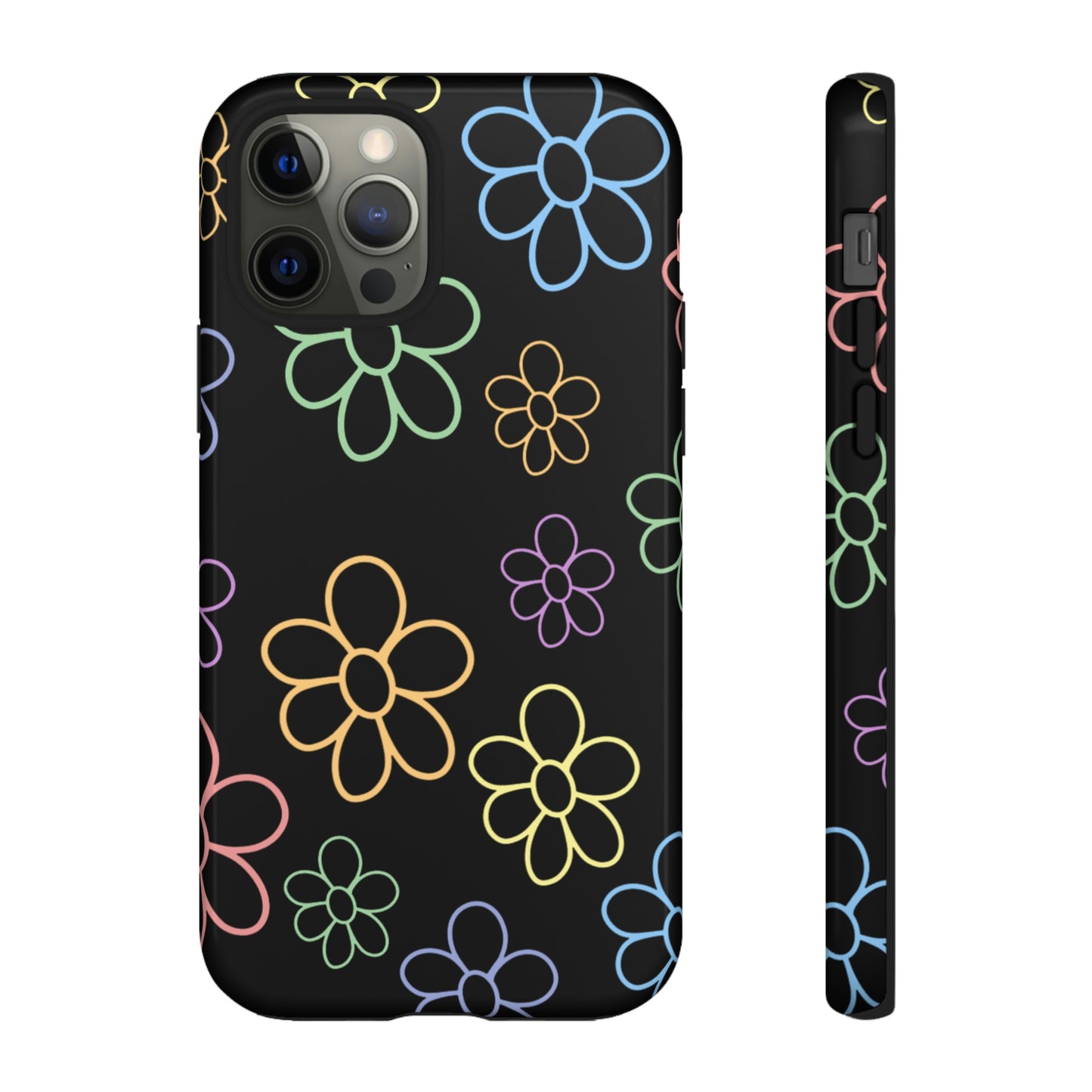 Neon Flower Tough Phone Cases