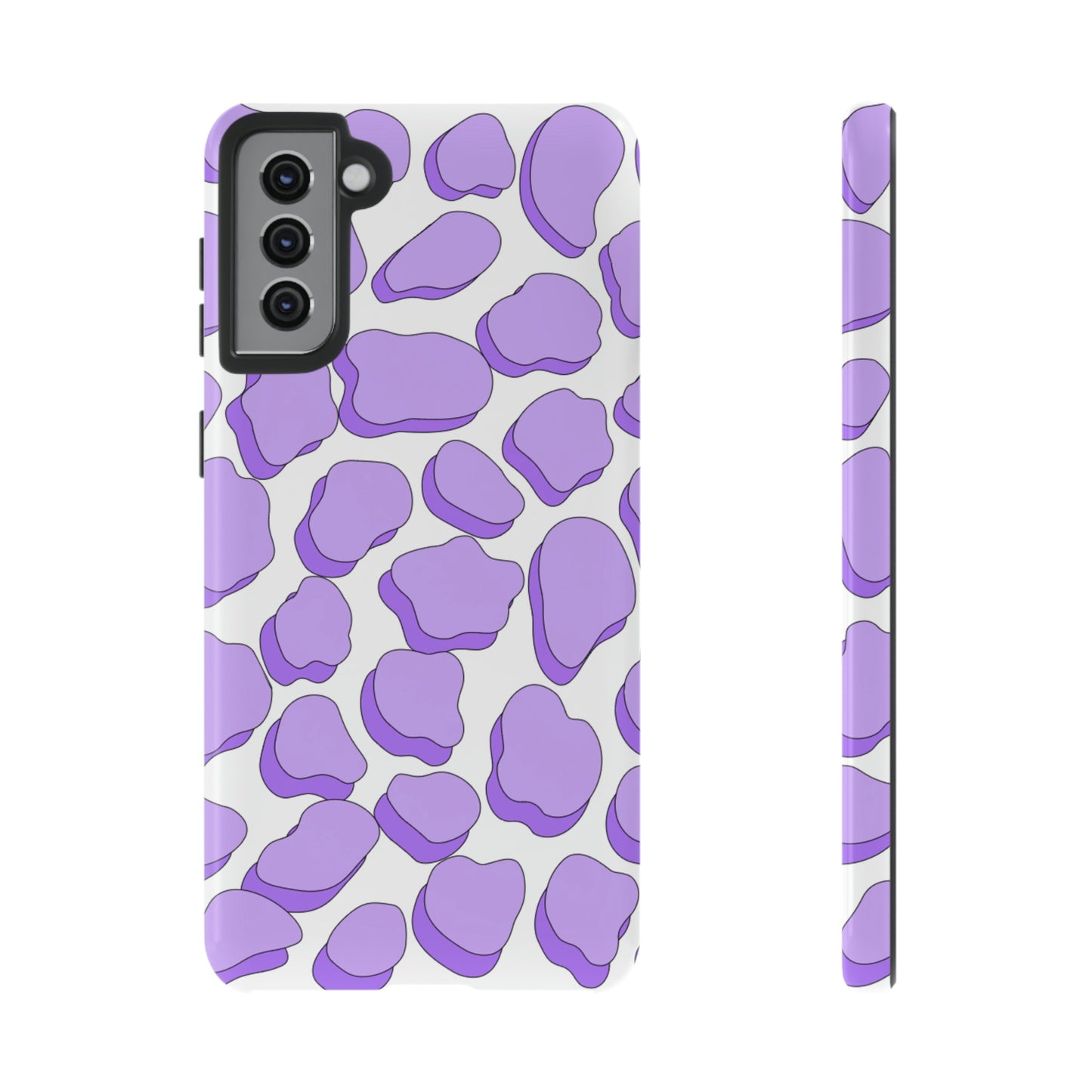 Purple Pattern Tough Phone Cases