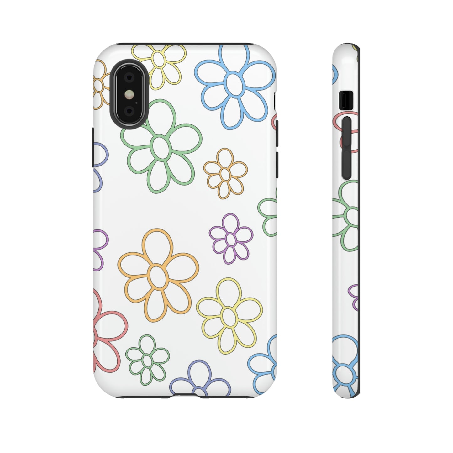 Neon Flower Tough Phone Cases