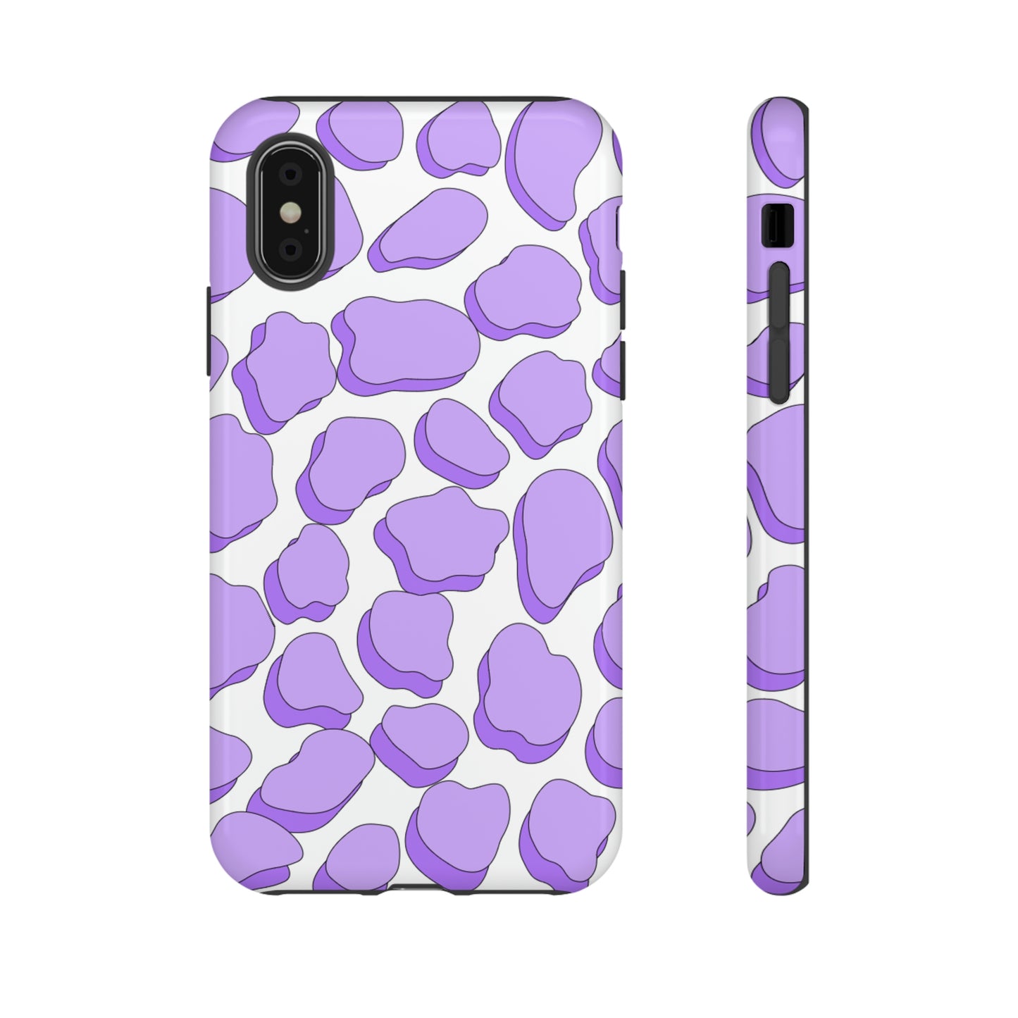 Purple Pattern Tough Phone Cases