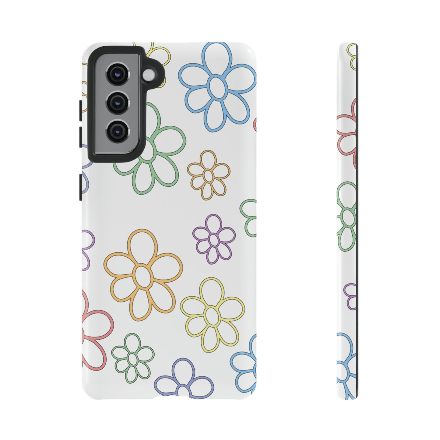 Neon Flower Tough Phone Cases