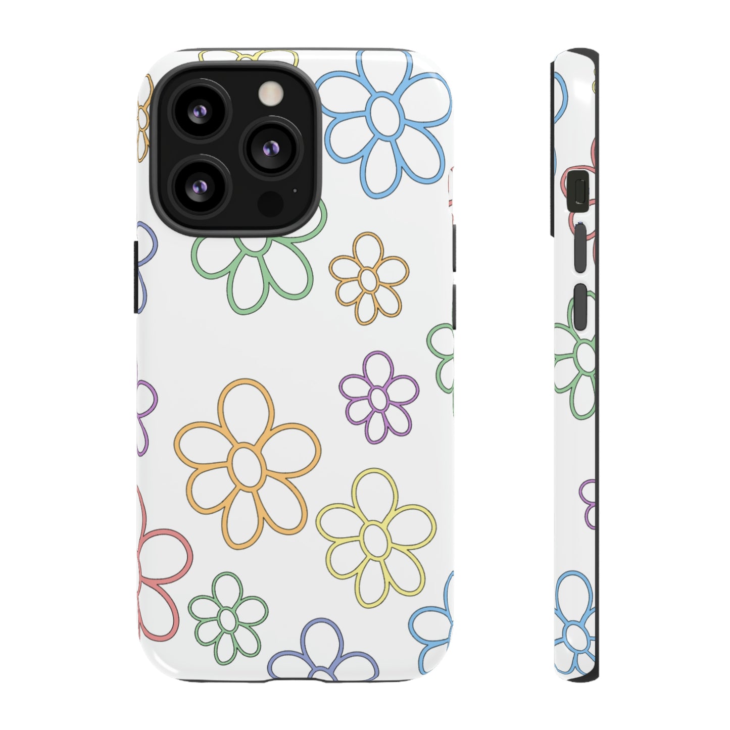 Neon Flower Tough Phone Cases