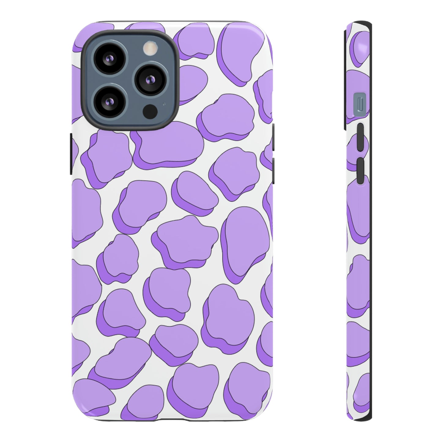 Purple Pattern Tough Phone Cases