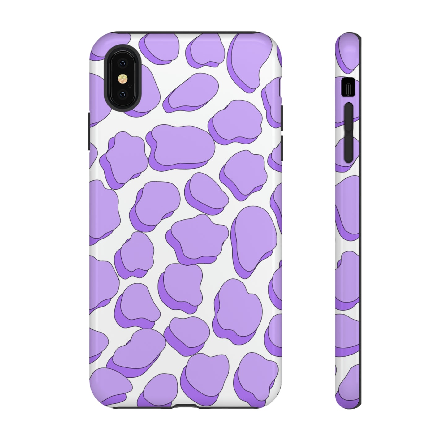 Purple Pattern Tough Phone Cases