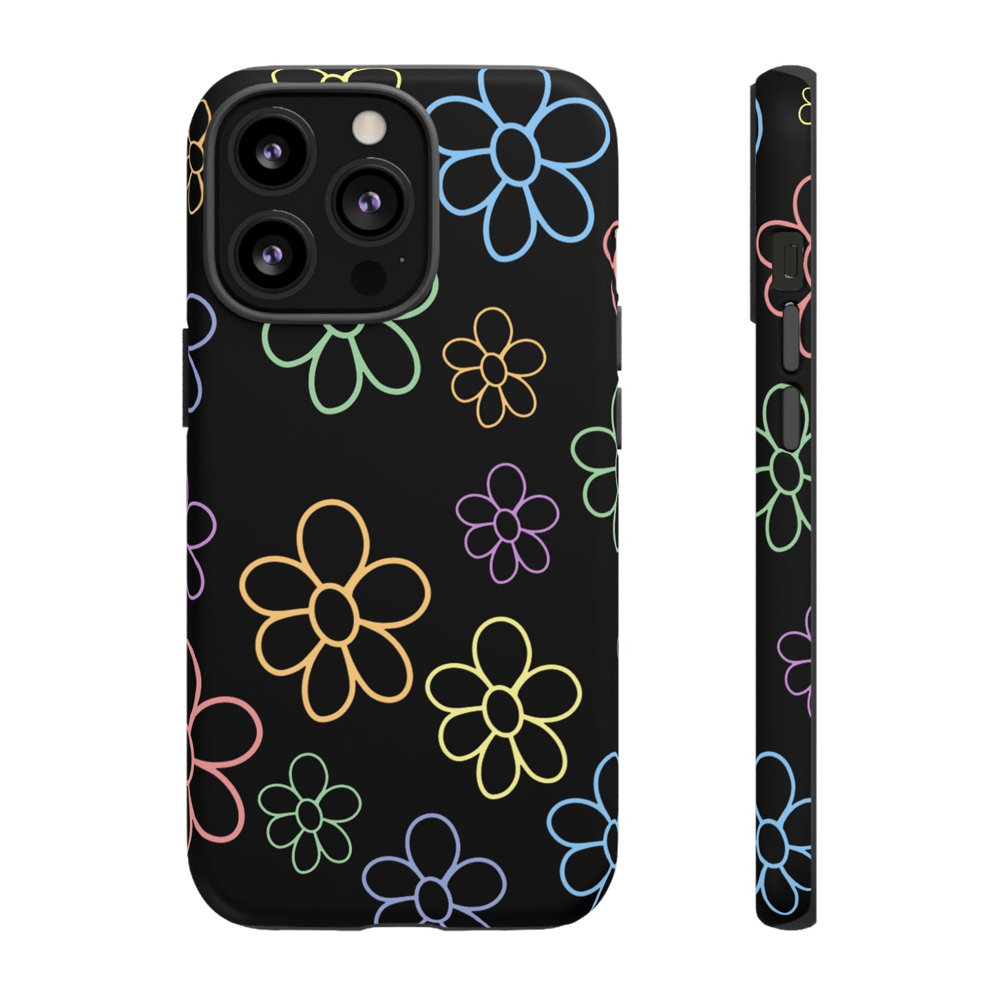 Neon Flower Tough Phone Cases