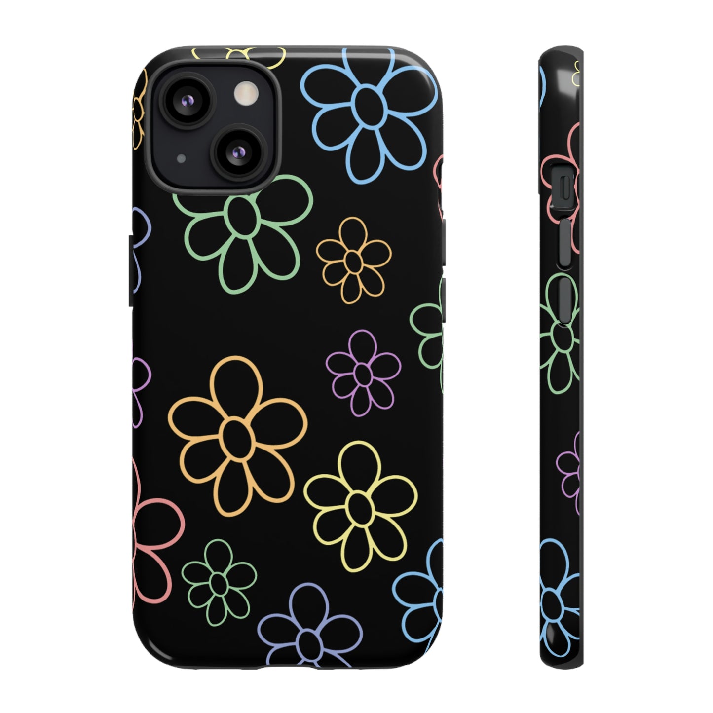 Neon Flower Tough Phone Cases