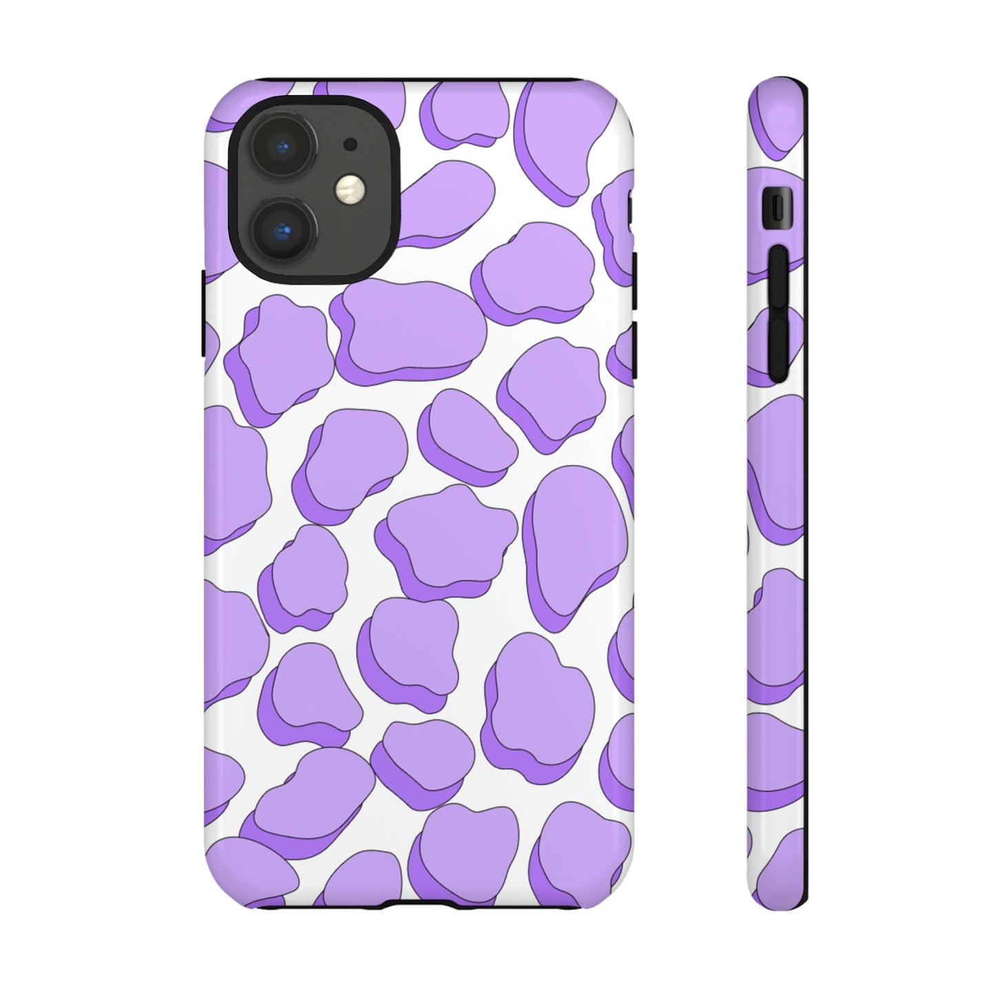 Purple Pattern Tough Phone Cases