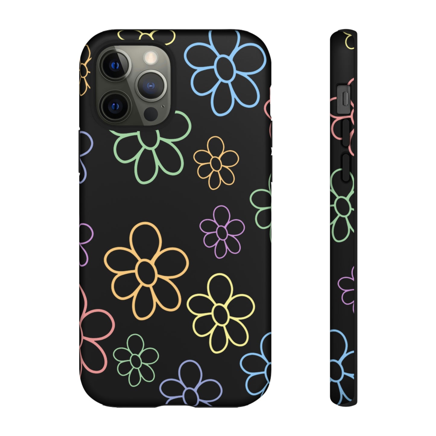 Neon Flower Tough Phone Cases