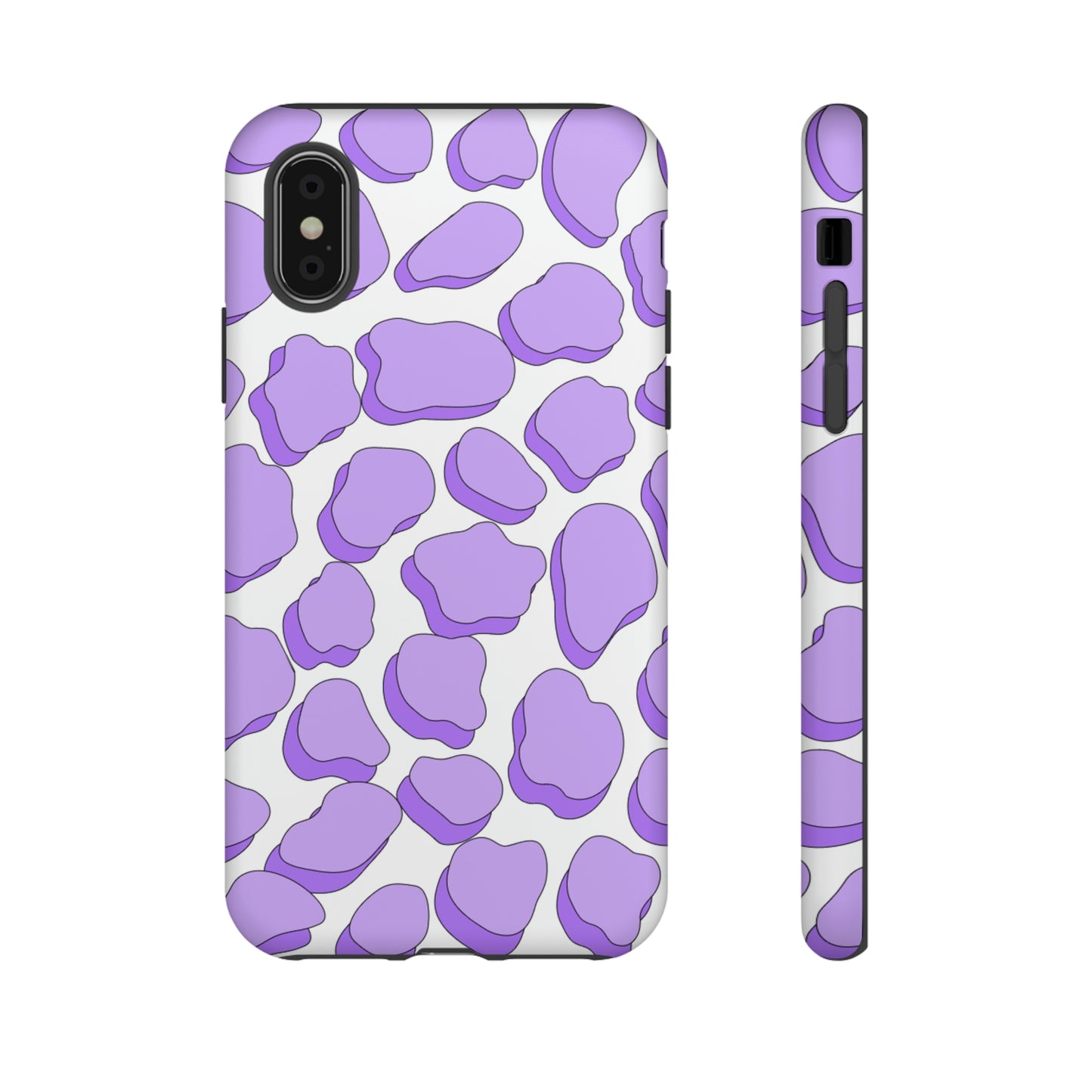 Purple Pattern Tough Phone Cases